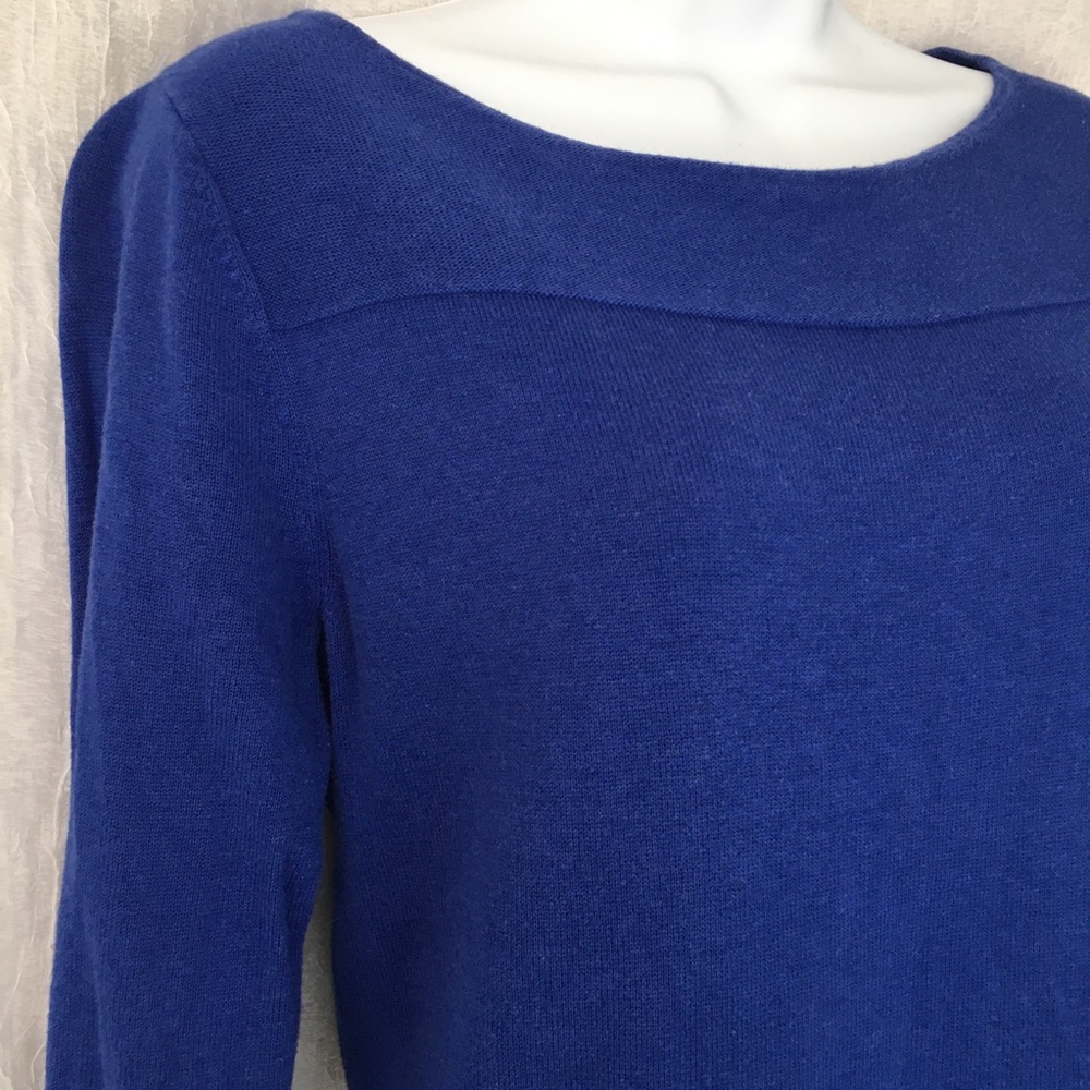 Banana Republic Sweater Bateau Neck - Royal Blue